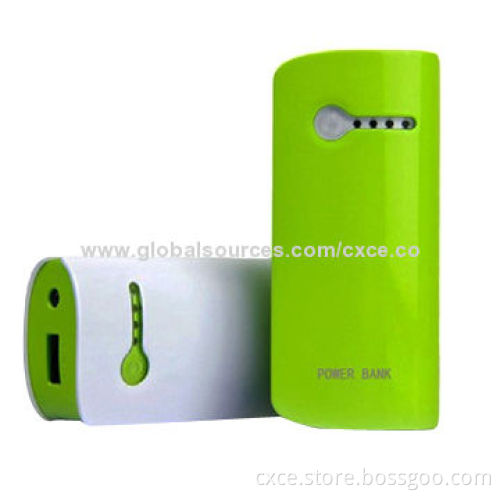Emergency Charger, 5,600mAh Lithium-ion Battery, Small Size, UV Oil Printing Cover
